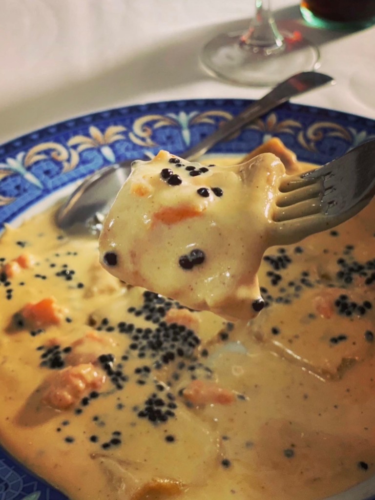 Carta de Restaurantes en Altea, Restaurante La Forchetta, Crep de salmón y caviar