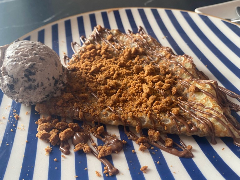 Carta de Restaurantes en Archena, Pecao Shake & Coffe, Crepes con toppings y bola helado