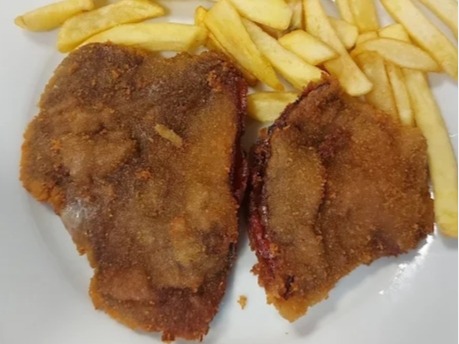 Carta de Restaurantes en Barañáin, Bar Common Good, Escalope de ternera relleno con jamón y queso