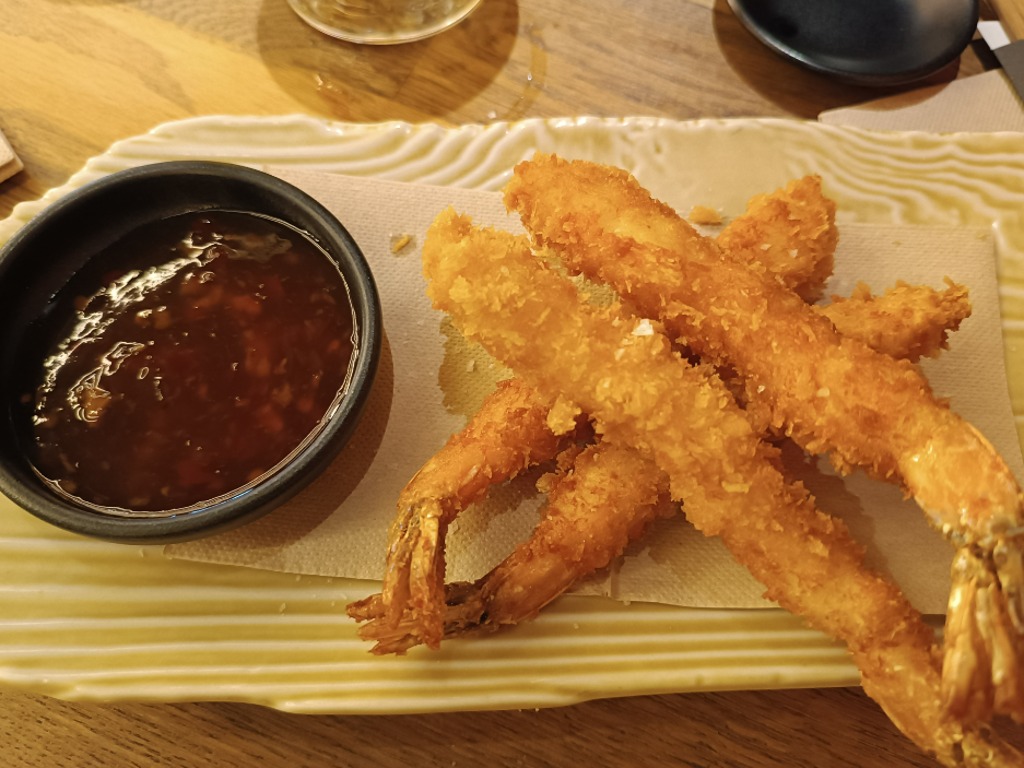 Carta de Restaurantes en Barcelona, 4 Makis, Langostinos rebozados