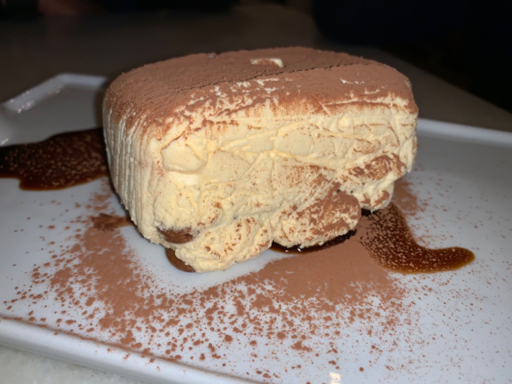Carta de Bares en Barcelona, Bar Bodega Quimet, Tiramisú casero