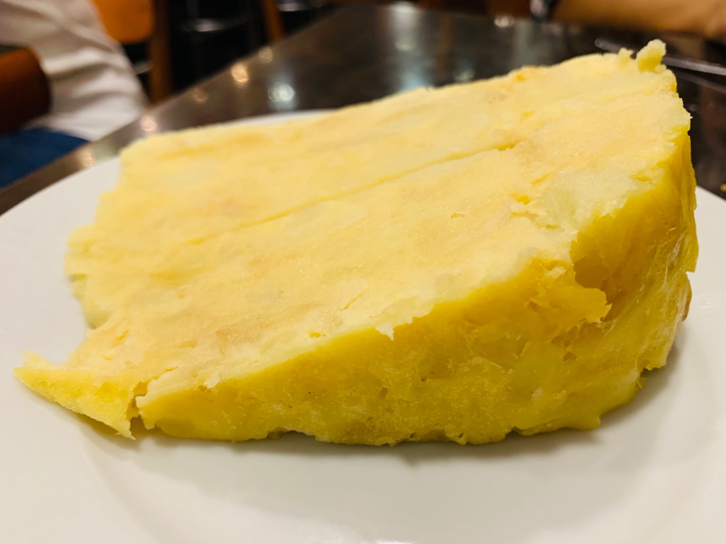 Menu of Restaurants in Barcelona, Bar Celta Pulperia, Pincho de tortilla de patata