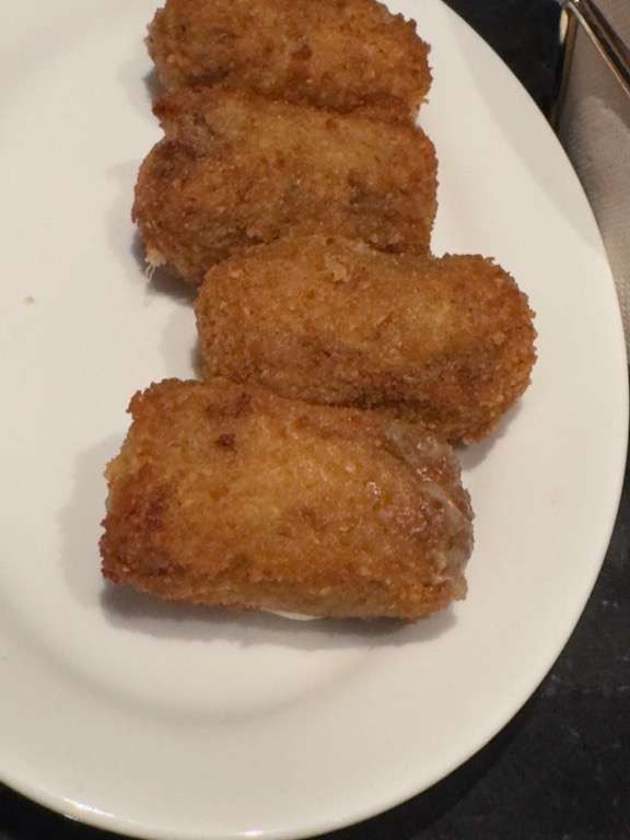 Carta de Restaurantes en Barcelona, Bar Escocés, Croqueta de carrillera ibérica