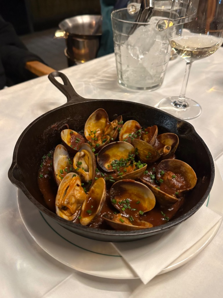 Carta de Restaurantes en Barcelona, Bar Galán, Almejas gordas a la marinera