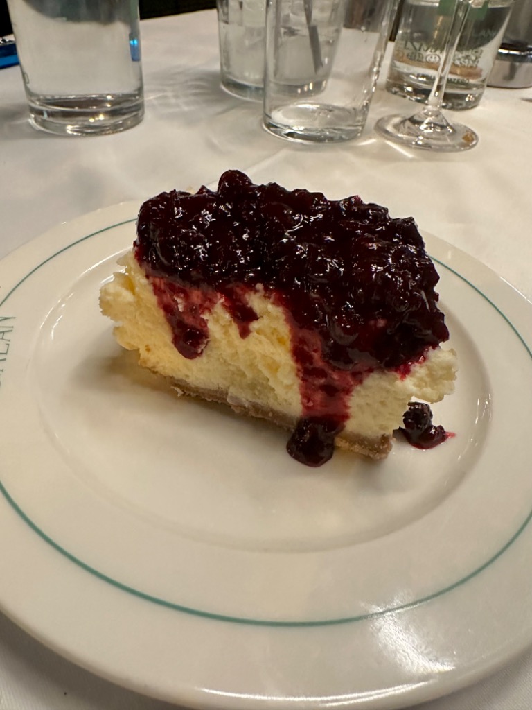Carta de Restaurantes en Barcelona, Bar Galán, Cheesecake