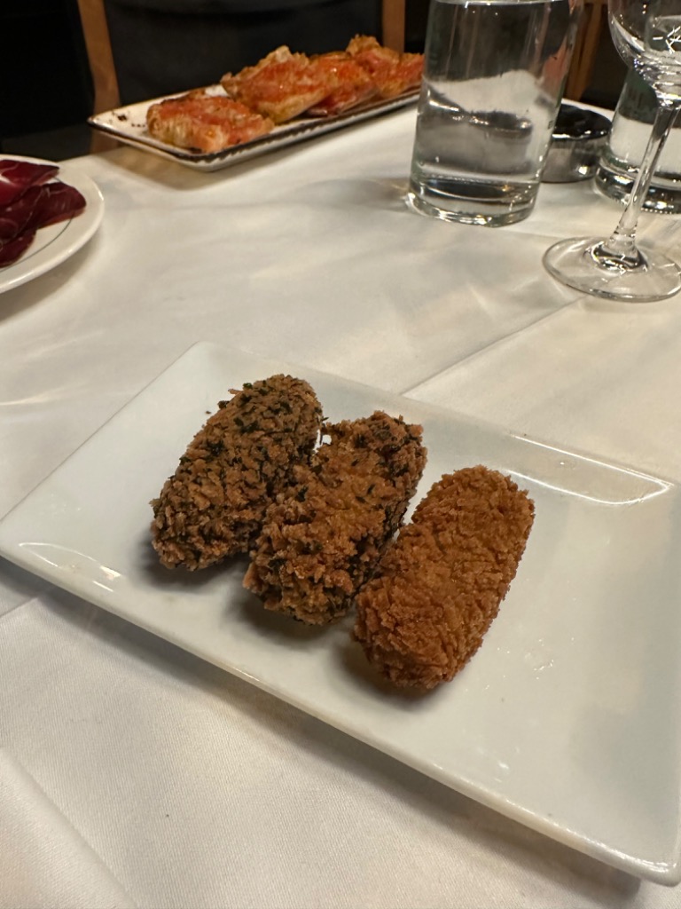 Carta de Restaurantes en Barcelona, Bar Galán, Croqueta de jamón ibérico (1u)
