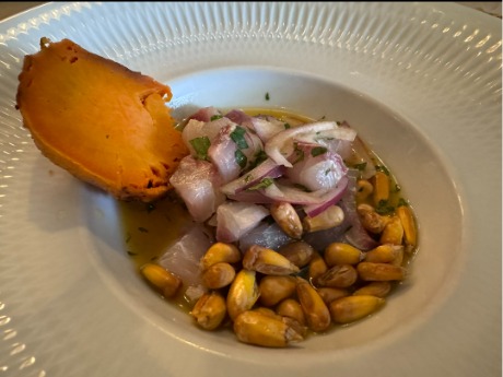 Carta de Restaurantes en Barcelona, Bar Malasang, Ceviche de corvina