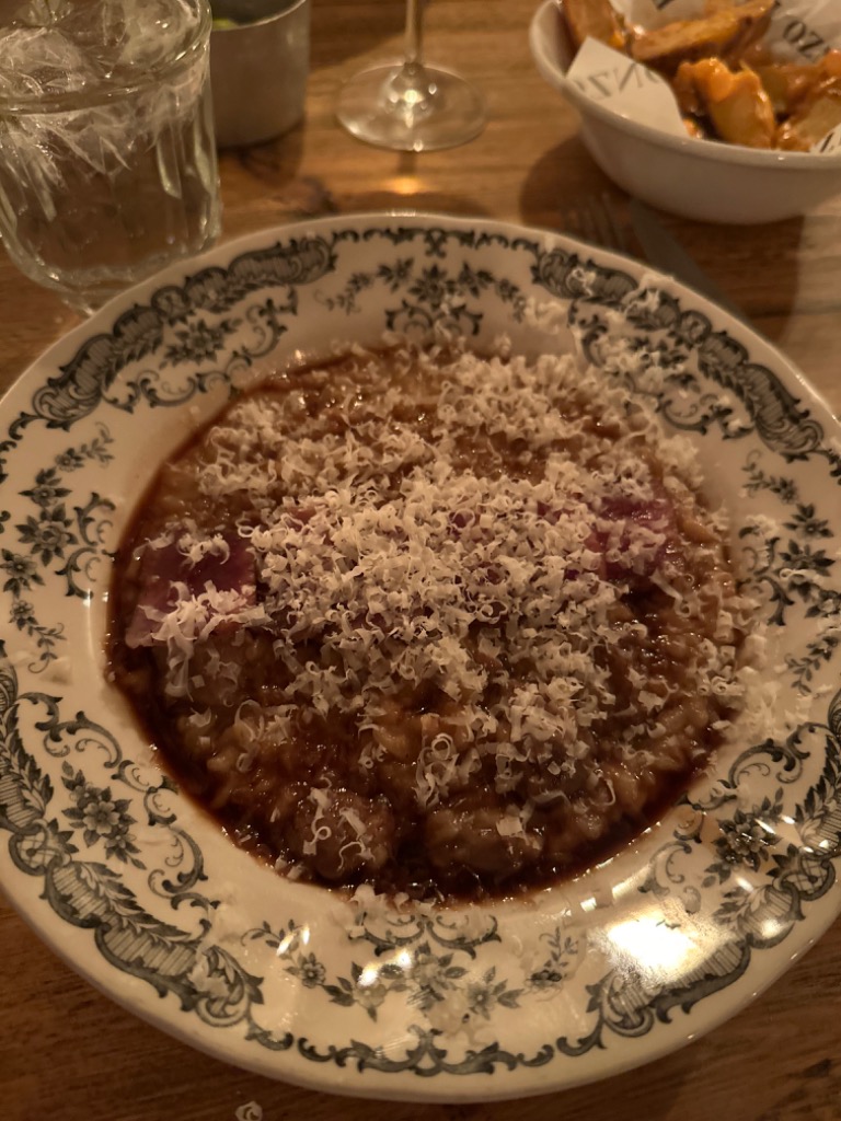 Carta de Restaurantes en Barcelona, Bronzo - Bar e cucina (Eixample), Risotto de presa iberica
