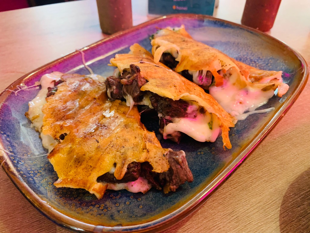 Carta de Restaurantes en Barcelona, Buena Morena, Tacos costras de arranchera