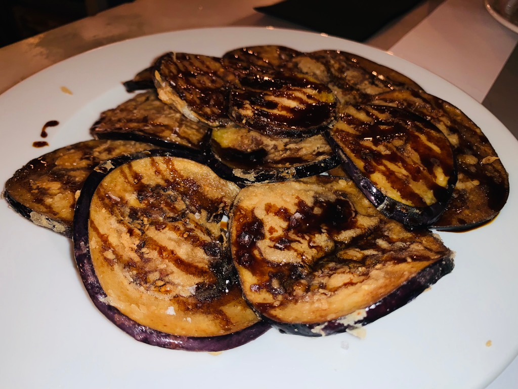 Carta de Restaurantes en Barcelona, Casa Jaime, Berenjenas fritas con miel de caña
