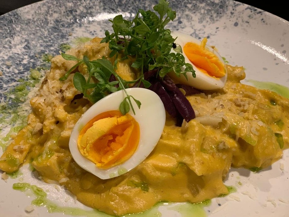 Menu of Restaurants in Barcelona, Ceviche 103, Ají de gallina