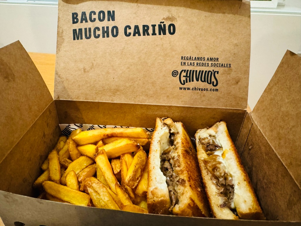 Menu of Restaurants in Barcelona, Chivuo's, Philly Cheese melt
