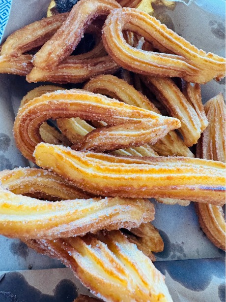 Menu of Chocolate Shops in Barcelona, Churreria San Román, Churros