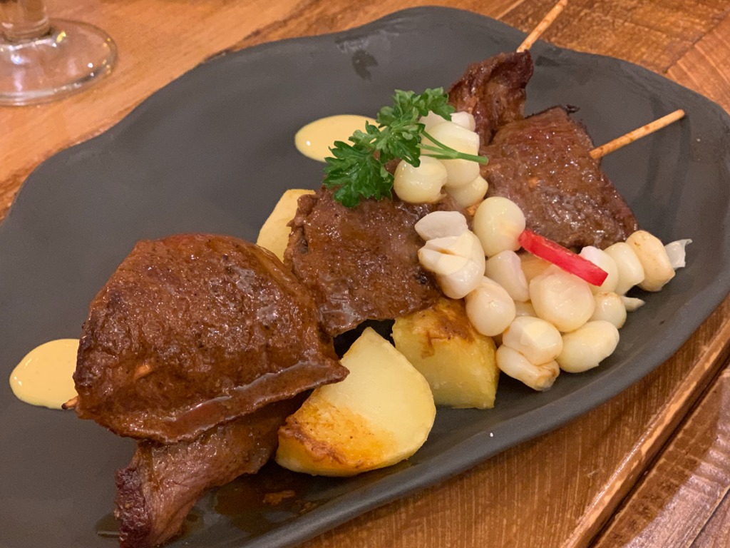 Gastronomy recommendation in Barcelona: Anticucho de corazón