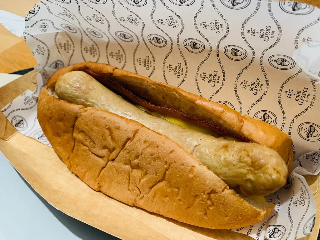 Menu of Restaurants in Barcelona, El Pibe, Bratwurst americano