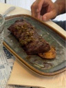 Carta de Restaurantes en Barcelona, El Vintidós, Entraña de ternera a la brasa con patata panadera