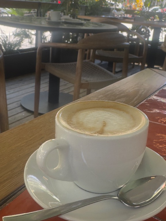 Valoración y opiniones de comida y bebida en Barcelona, Farga - Beethoven, Café leche avena