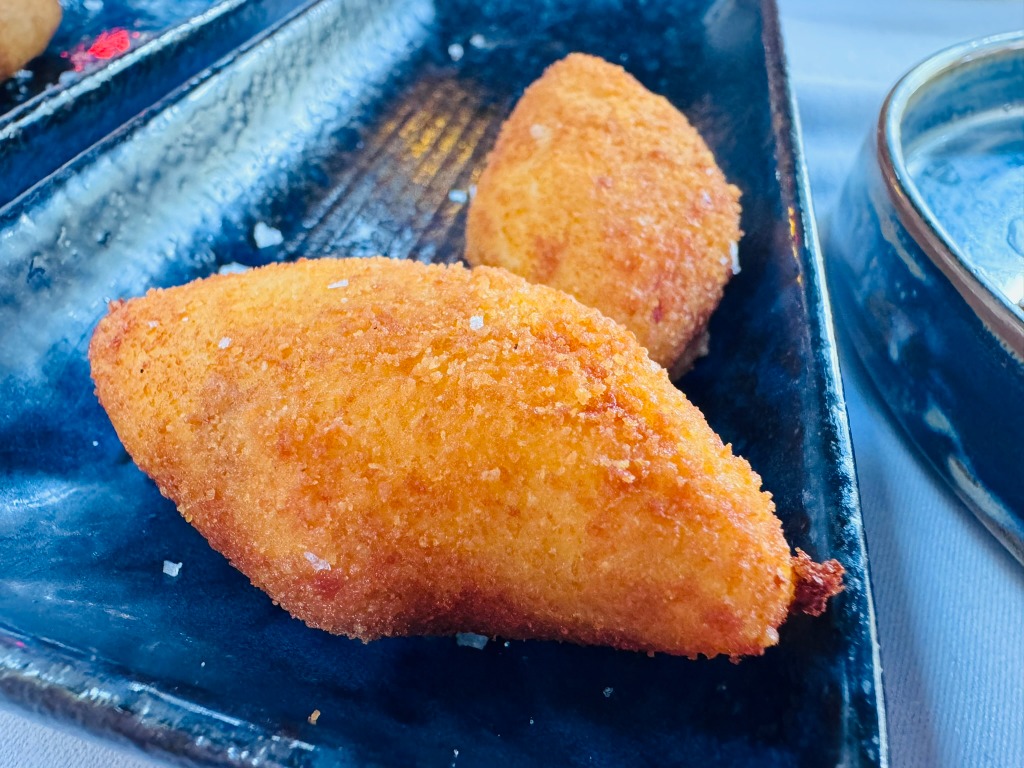 Menu of Restaurants in Barcelona, Flamant, Croqueta de jamón ibérico