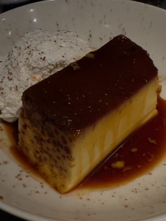 Carta de Restaurantes en Barcelona, Florida Grill, Flan casero