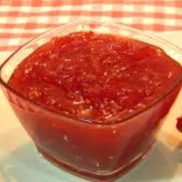 Carta de Restaurantes en Barcelona, Frankfurt Rosellon, Mermelada de tomate
