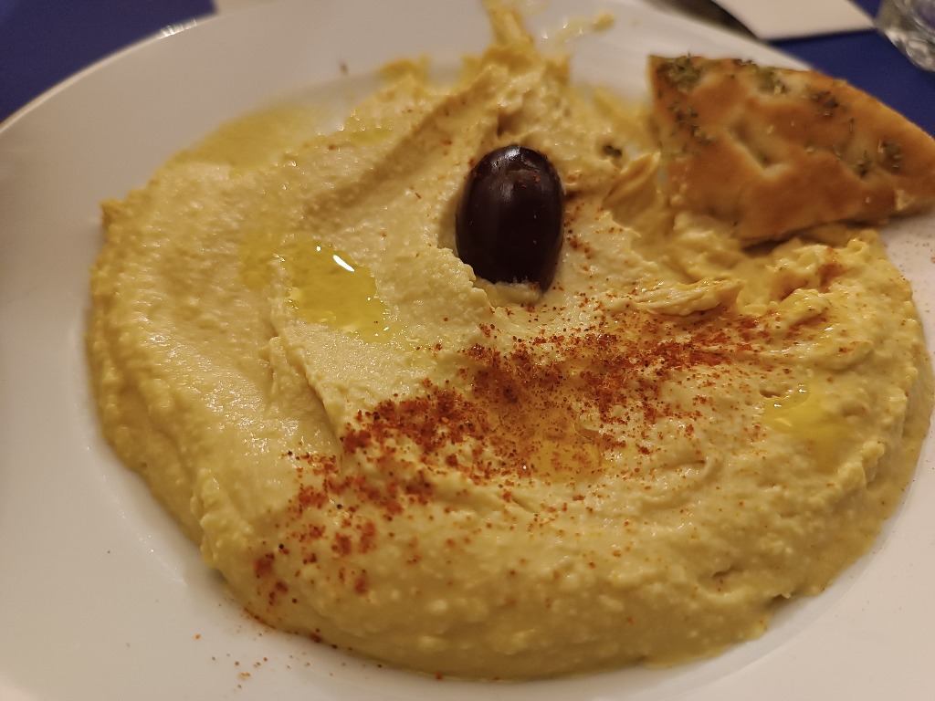 Menu of Restaurants in Barcelona, Greek Aribau, Hummus