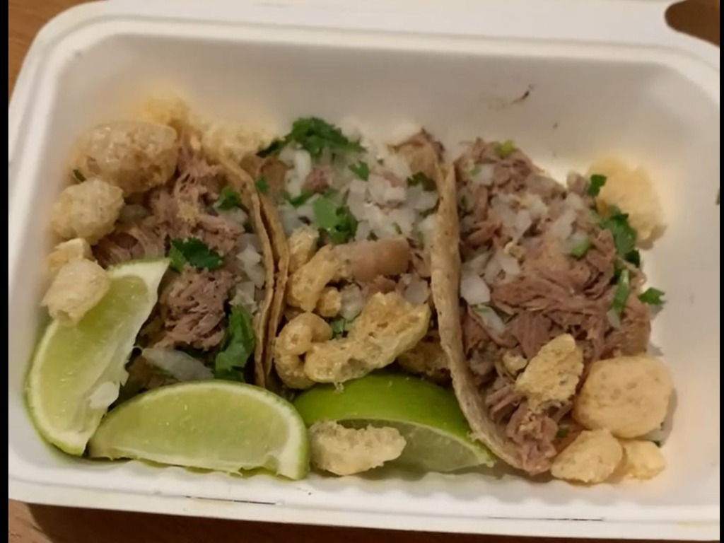 Menu of Restaurants in Barcelona, La Pachuca, Taco de carnitas