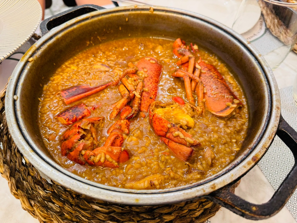 Menu of Restaurants in Barcelona, L'Arrosseria Xàtiva Sant Antoni, Caldereta de arroz y bogavante