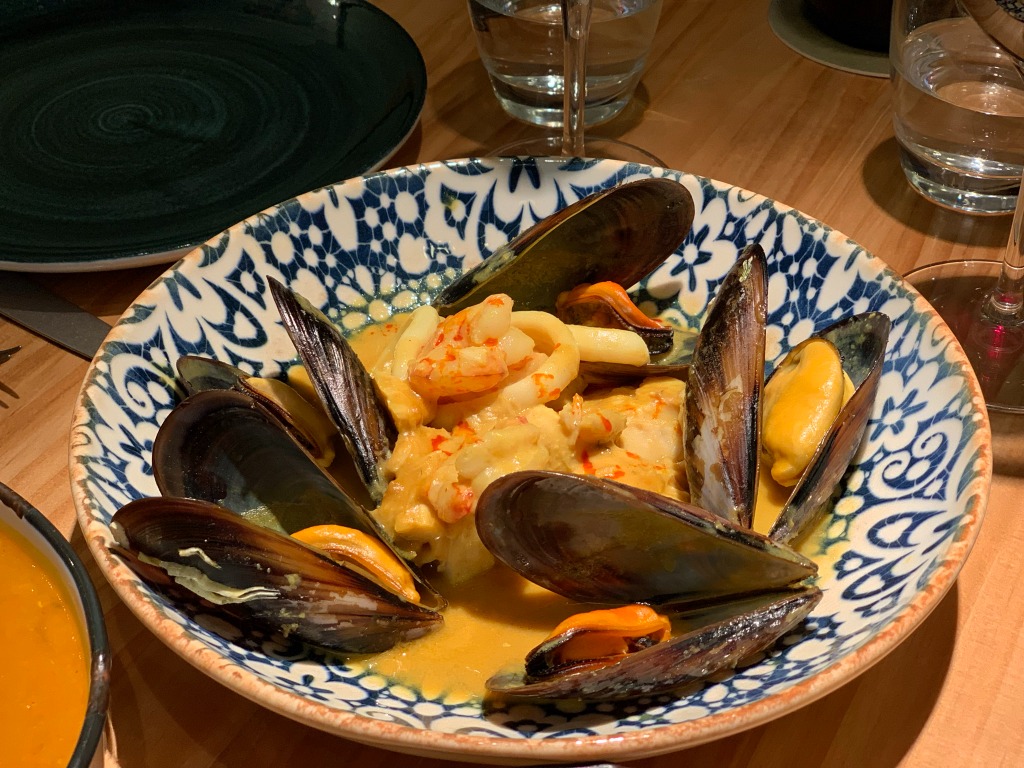 Carta de Restaurantes en Barcelona, Little Andaman, Curry ligero de marisco y coco
