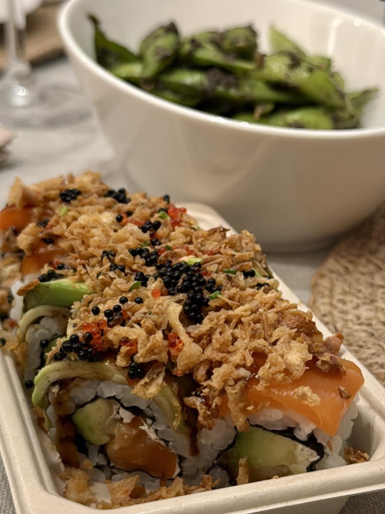 Recomendación gastronómica de Barcelona: Uramaki king Salmon
