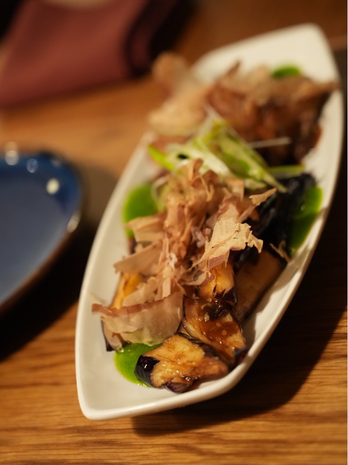 Menu of Restaurants in Barcelona, Morralet, Berenjena asiática