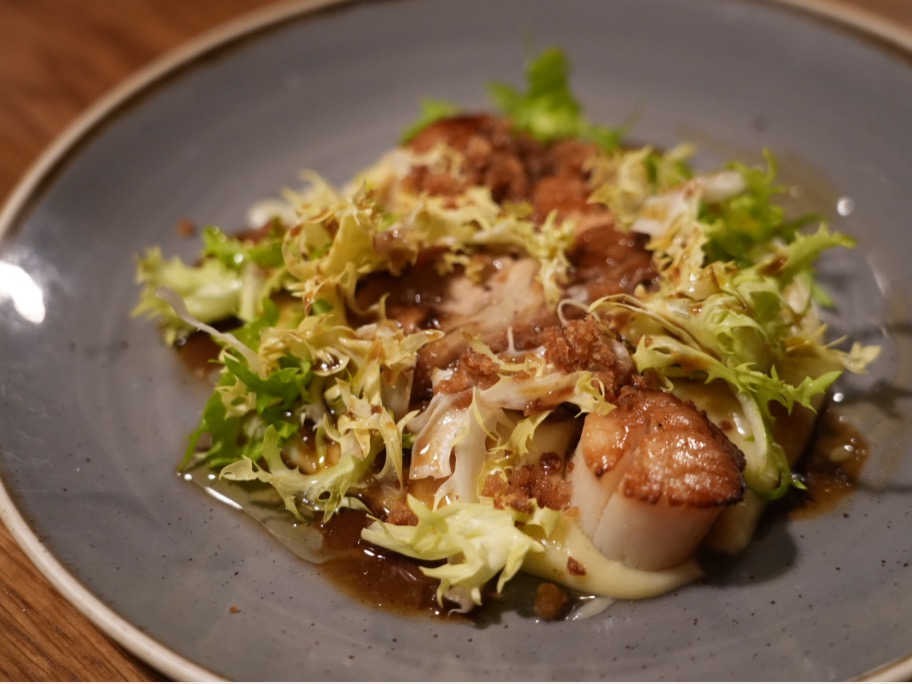 Menu of Restaurants in Barcelona, Morralet, Mar y montaña de vieiras