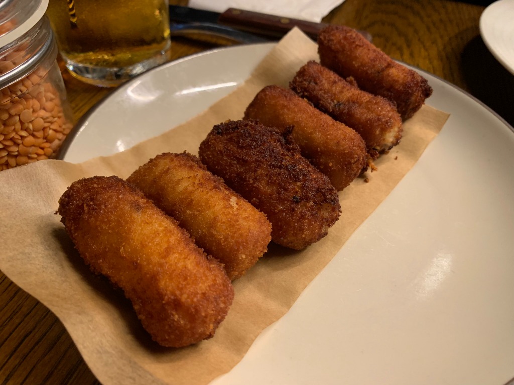 Carta de Restaurantes en Barcelona, Mussol, Croquetas de jamón ibérico