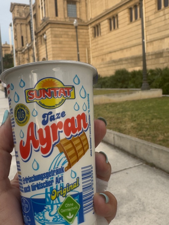 Valoración y opiniones de comida y bebida en Barcelona, Mustafa's Can Gemüse Kebap, Ayran