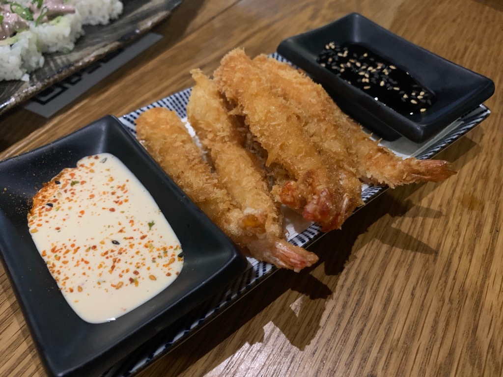 Carta de Restaurantes en Barcelona, Nikkei 103, Langostinos al panko (6und)