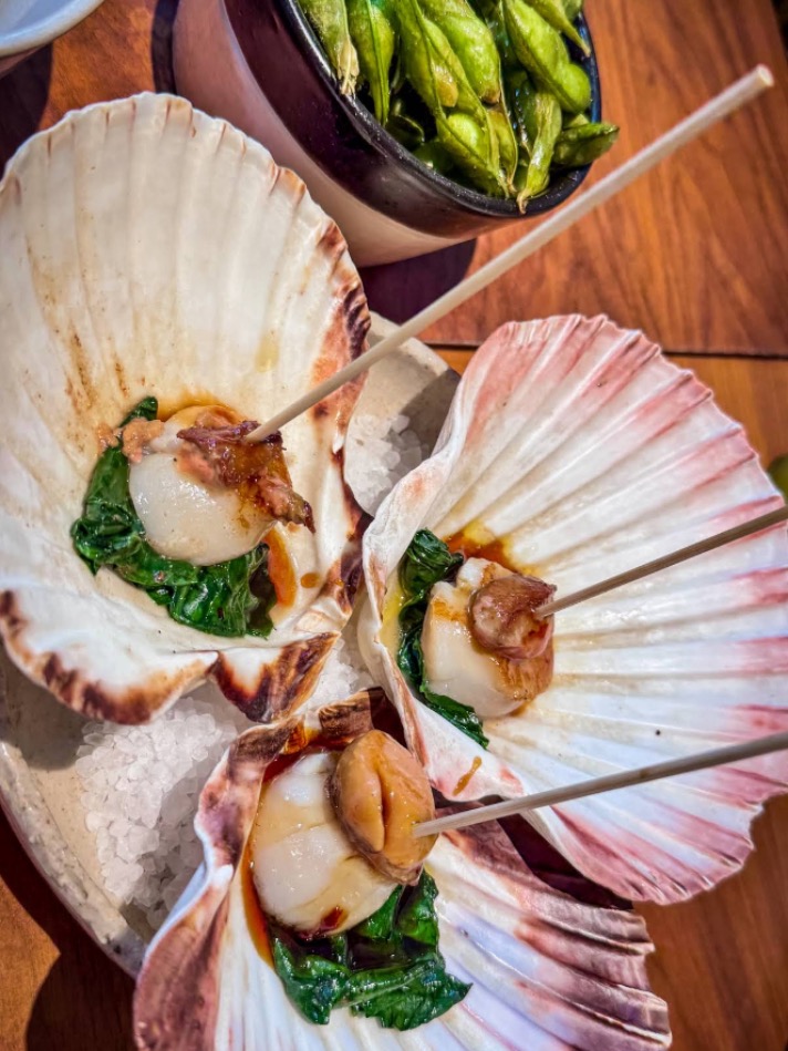 Carta de Restaurantes en Barcelona, Nomo | Sarrià, Yaki hotate to foie