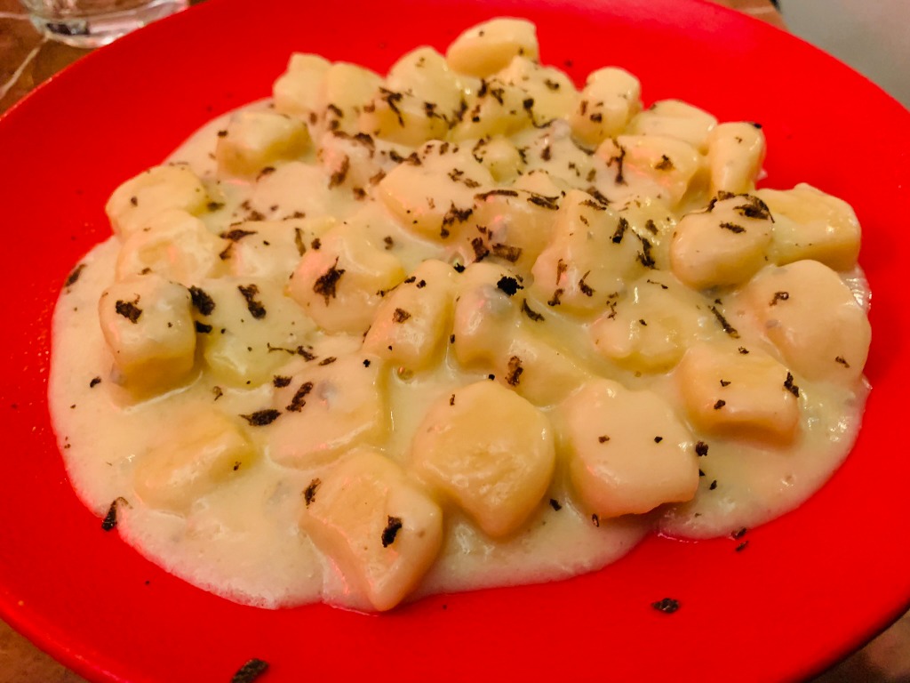 Menu of Restaurants in Barcelona, Ostaia Cucina Italiana, Gnocchi al Gorgonzola DOP