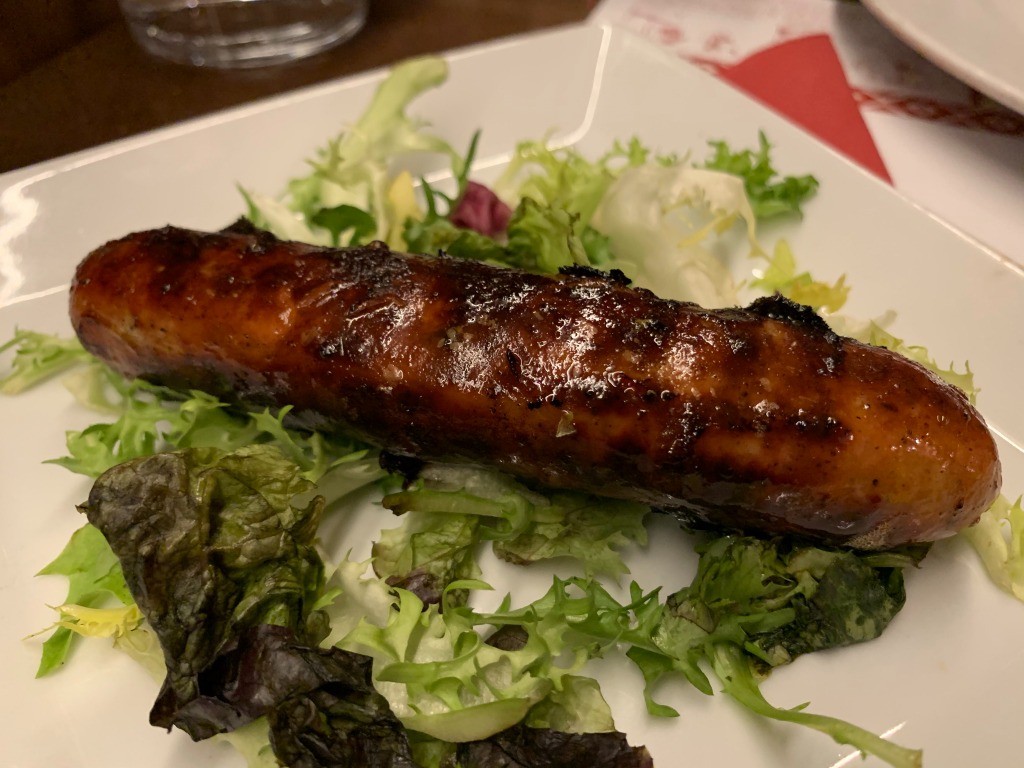 Carta de Restaurantes en Barcelona, Pampero Asador Argentino, Chorizo criollo