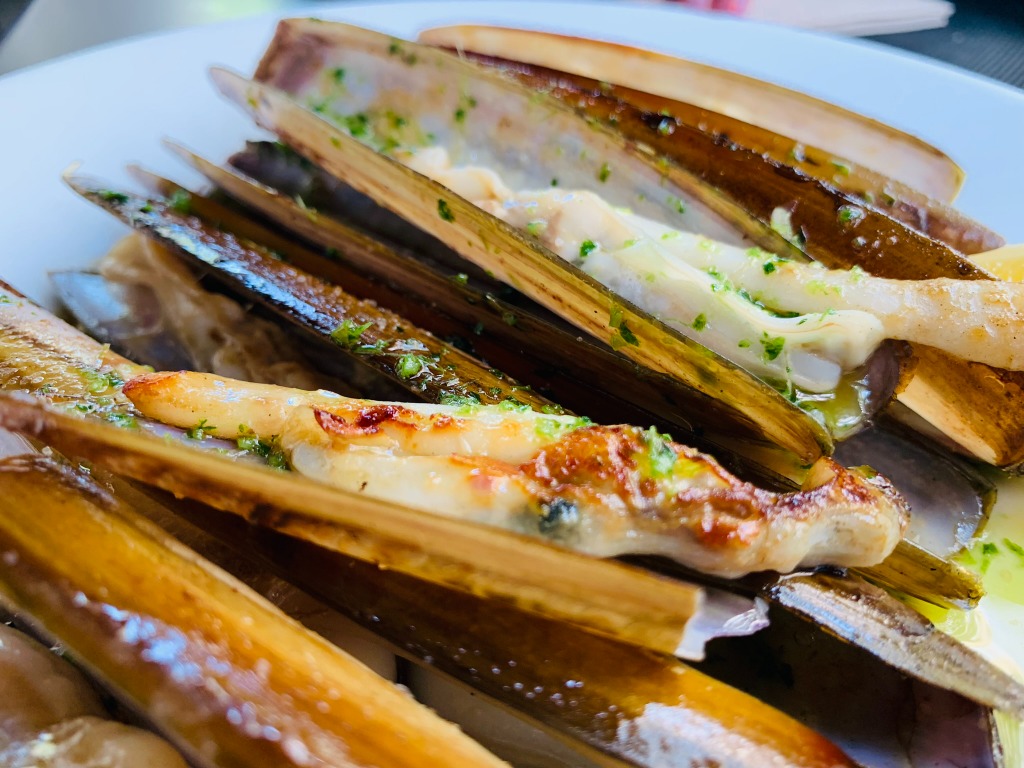 Menu of Restaurants in Barcelona, Restaurant O Retorno 2, Navajas a la plancha (1/2)