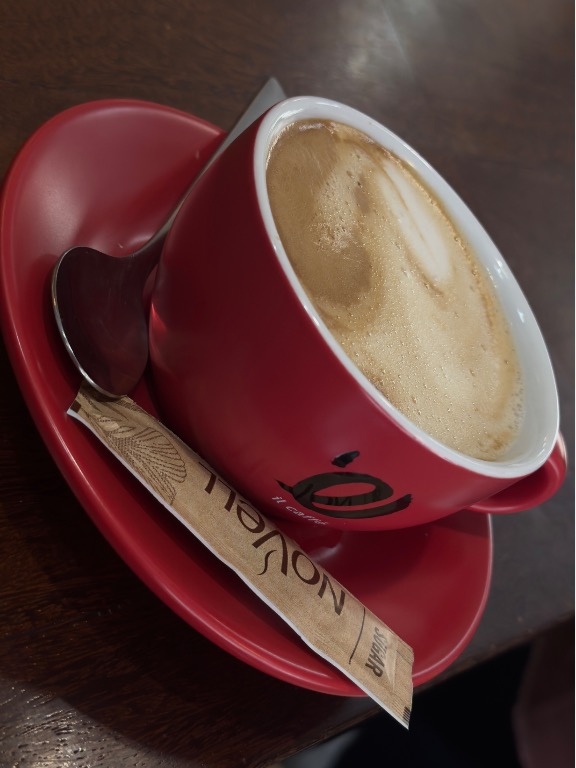 Menu of Restaurants in Barcelona, Restaurant Rebeka, Café descafeinado con leche avena