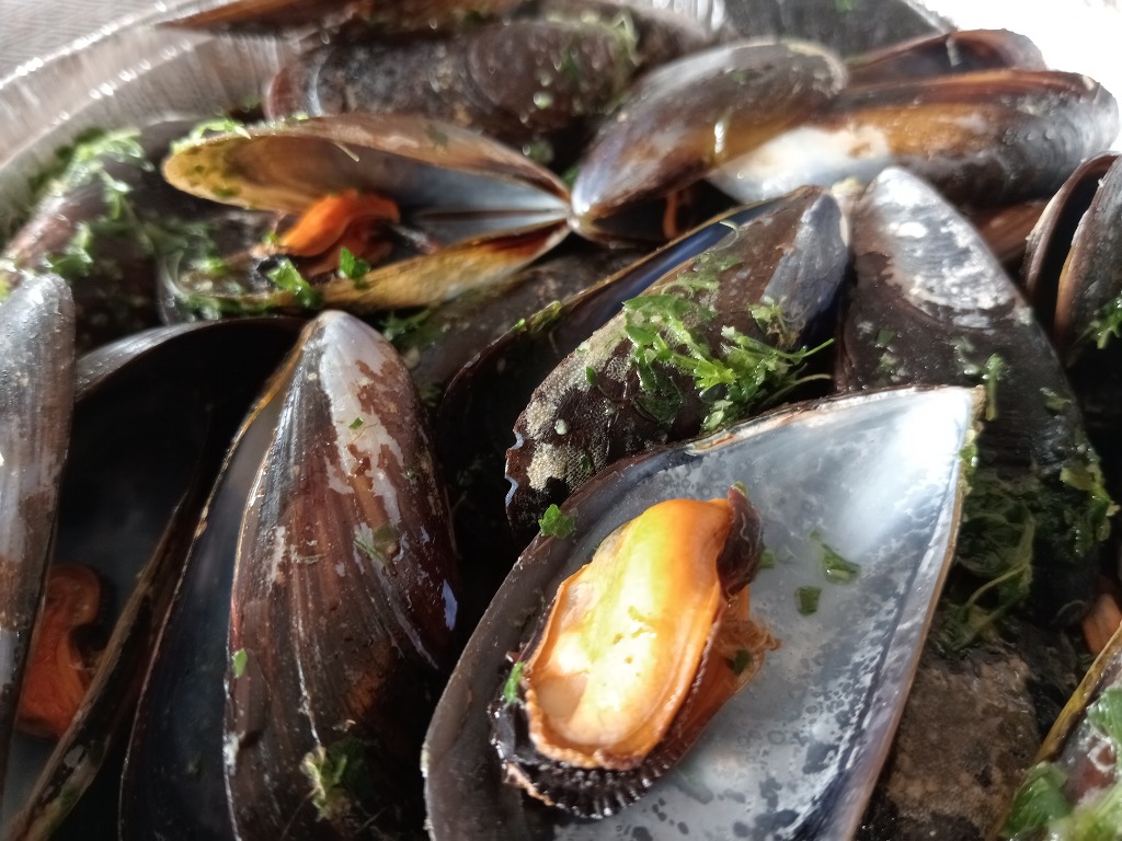 Carta de Restaurantes en Barcelona, Restaurante A’Palloza, Mejillones al vapor