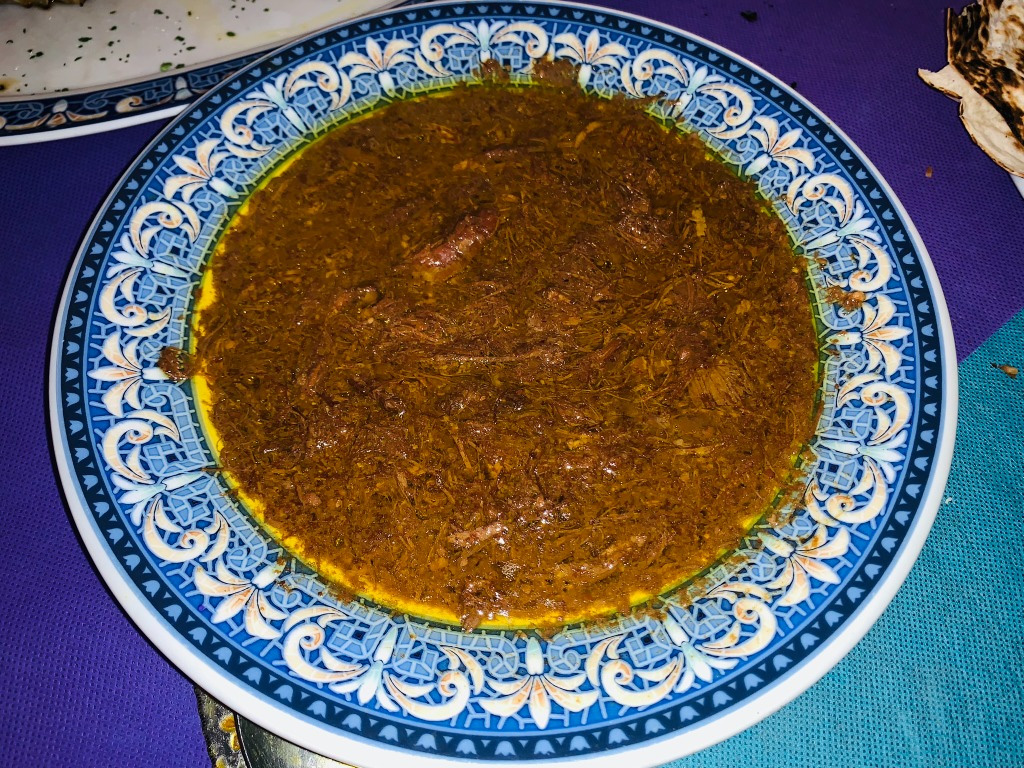 Menu of Restaurants in Barcelona, Restaurante Rincón Persa Iraní, Khoreshe Fesenyún