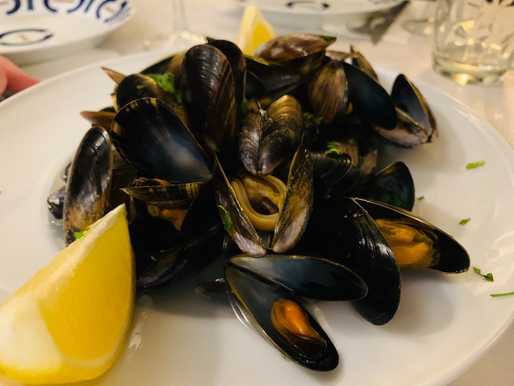 Menu of Restaurants in Barcelona, Restaurante Sporting, Mejillones a la marinera o al vapor