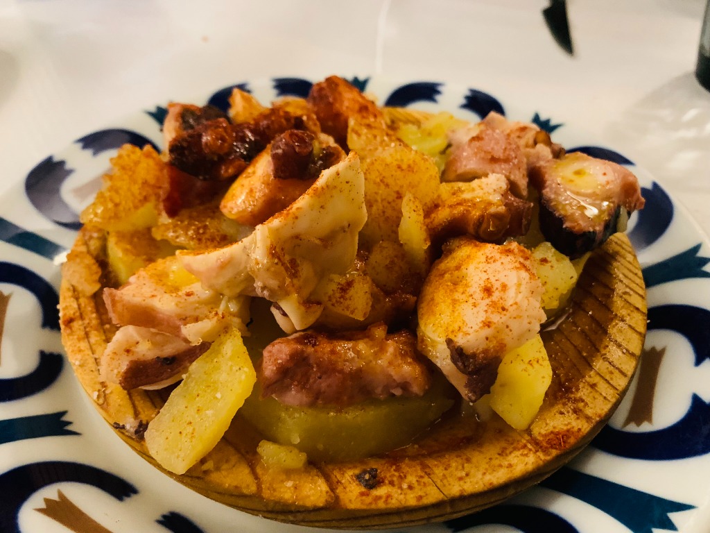 Menu of Restaurants in Barcelona, Restaurante Sporting, Pulpo a la gallega