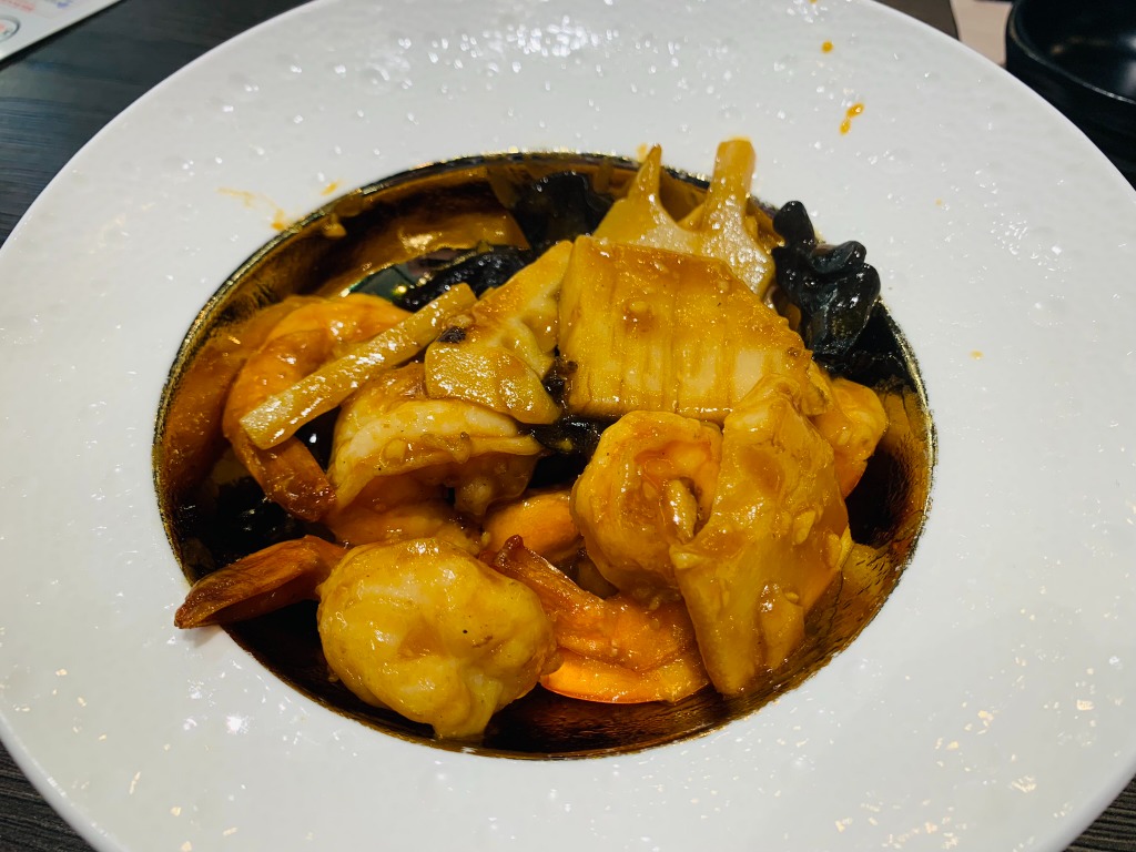 Menu of Restaurants in Barcelona, Sushisom C.C. La Farga Hospitalet de Llobregat, Gambas con setas