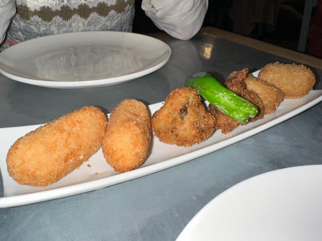 Carta de Restaurantes en Barcelona, Teresa Carles, Surtido de 6 croquetas