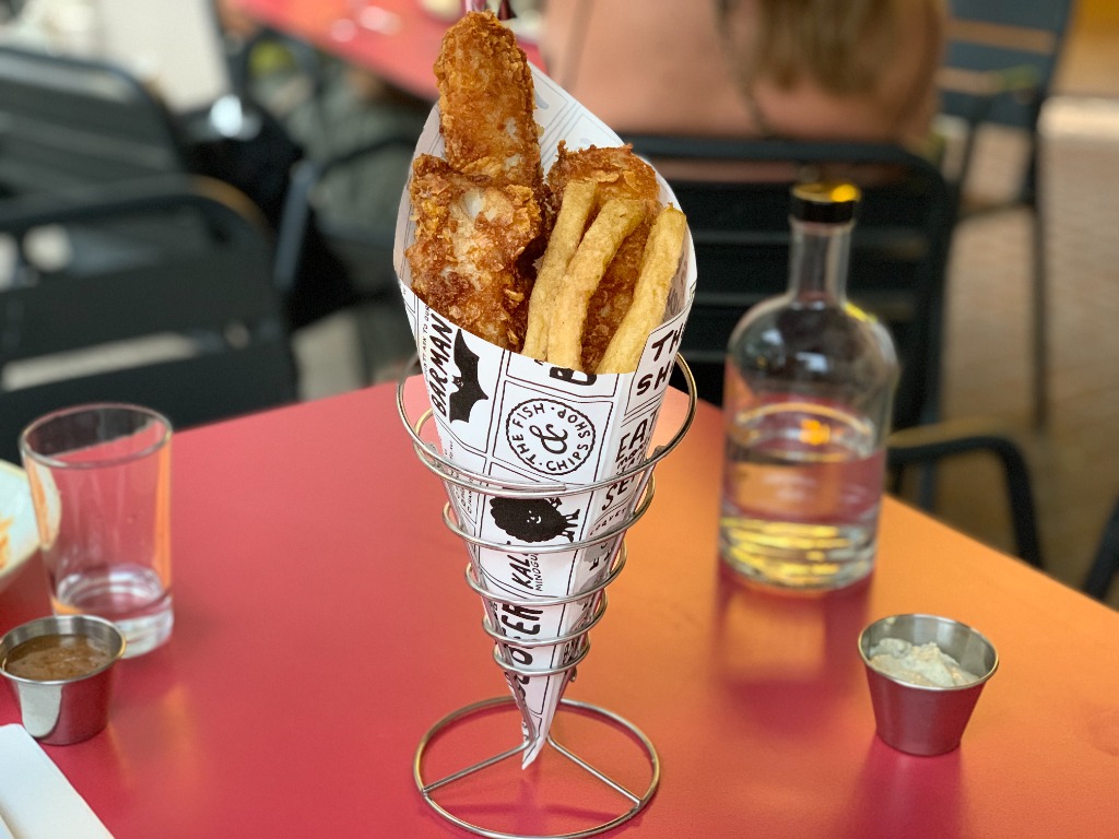 Carta de Restaurantes en Barcelona, The fish & chips shop Gluten Free, Fish & Chips