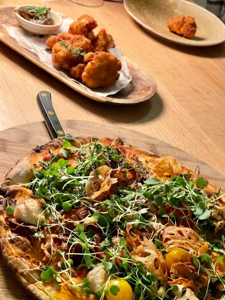 Carta de Restaurantes en Barcelona, The Green Spot, Pizza Vegana sin gluten