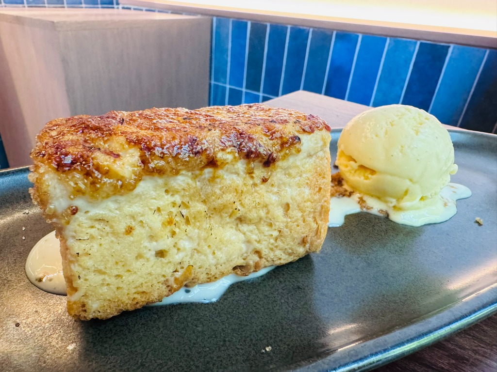 Carta de Restaurantes en Barcelona, Tragaldabas Restaurante, Torrija de brioche con helado de avellana