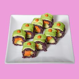 Menu of Restaurants in Barcelona, Veganashi, Uramaki Bonacate (8 Piezas)