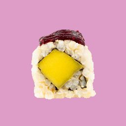 Menu of Restaurants in Barcelona, Veganashi, Uramaki Manguesa (8 Piezas)